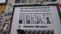 Solidarität mit Alfredo Bonanno und Christos Stratigopoulos in Hamburg an der Roten Flora