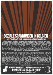 Veranstaltung zum Kampf gegen Knäste und Abschiebelager in Belgien am 9. Dezember 