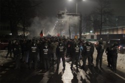 Silvester Demo - Silvester zum Knast 2010 Berlin JVA Moabit