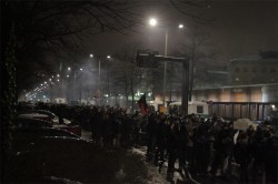 Silvester Demo - Silvester zum Knast 2010 Berlin JVA Moabit