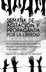 Internationale Solidaritätswoche mit den in Chile inhaftierten AnarchistInnen vom 14. bis 21. April