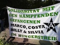 Solidarität mit den kämpfenden Gefangenen - Marco, Costa, Billy & Silvia im Hungerstreik - Solidarität mit den in der Schweiz inhaftierten Anarchisten Marco Camenisch, Luca (Billy) Bernasconi, Costantino Ragusa und Silvia Guerini