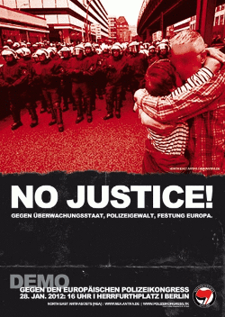 Demo gegen den Polizeikongress in Berlin am 28.01.2012