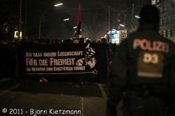 Silvester zum Knast-Demonstration in Berlin 2011