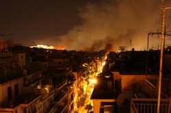 burning streets of athens, 12.2.2012