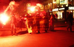 kraftvolle Spontandemo in der Stuttgarter Innenstadt