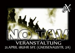 No TAV Veranstaltung in Berlin am 21.4.2012