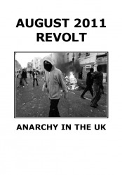 August 2011 Revolt - Anarchy in the UK - cover