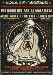 Global [Rap] Resistance! am 20. Juli in Berlin - HipHop Open Air/Rally + Info-Event + Concert im Mauerpark & Kastanienkeller