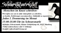 Briefe schreiben - Solidarität für Gefangene organisieren - Solidaritätswerkstatt in Hamburg