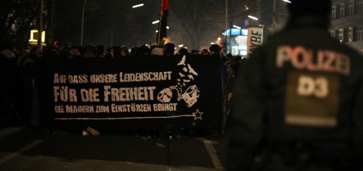 Silvester zum Knast-Demonstration in Berlin 2011